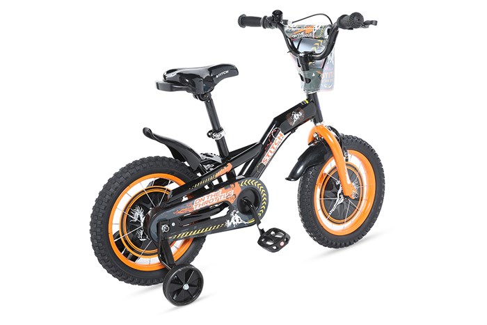 Xe Đạp Trẻ Em Stitch Wild Horse JY908-14 14 inch Màu Đen - Cam