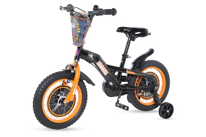 Xe Đạp Trẻ Em Stitch Wild Horse JY908-14 14 inch Màu Đen - Cam