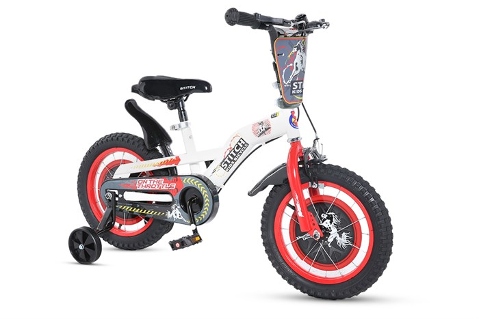 Xe Đạp Trẻ Em Stitch Wild Horse JY908-14 14 inch Màu Trắng - Đỏ