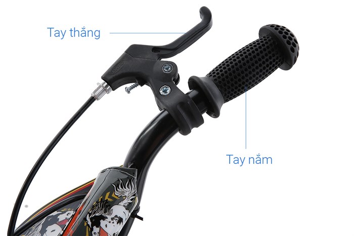 Xe Đạp Trẻ Em Stitch Wild Horse JY908-14 14 inch Màu Trắng - Đỏ