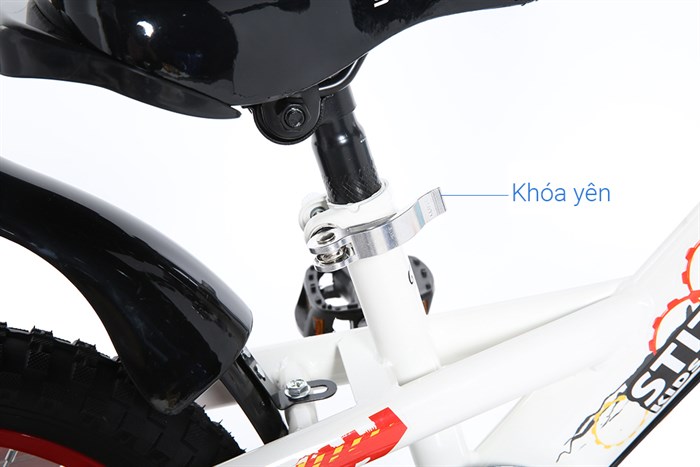 Xe Đạp Trẻ Em Stitch Wild Horse JY908-14 14 inch Màu Trắng - Đỏ