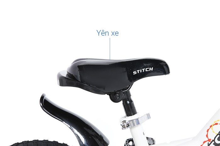 Xe Đạp Trẻ Em Stitch Wild Horse JY908-14 14 inch Màu Trắng - Đỏ