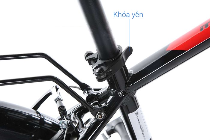 Xe Đạp Đường Phố Touring Mocos HK17C08 29 inch Màu Đen - Đỏ