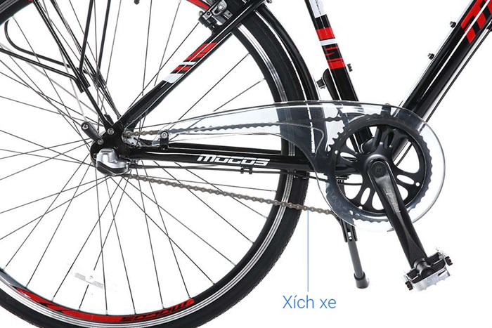 Xe Đạp Đường Phố Touring Mocos HK17C08 29 inch Màu Đen - Đỏ