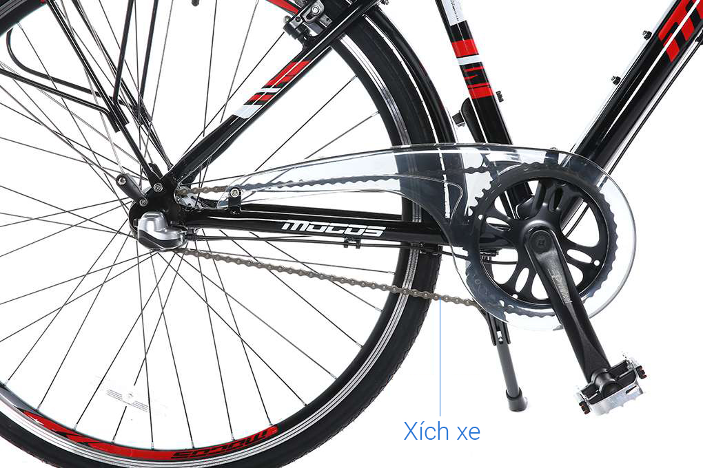 Xe Đạp Đường Phố Touring Mocos HK17C08 29 inch Màu Đen - Đỏ