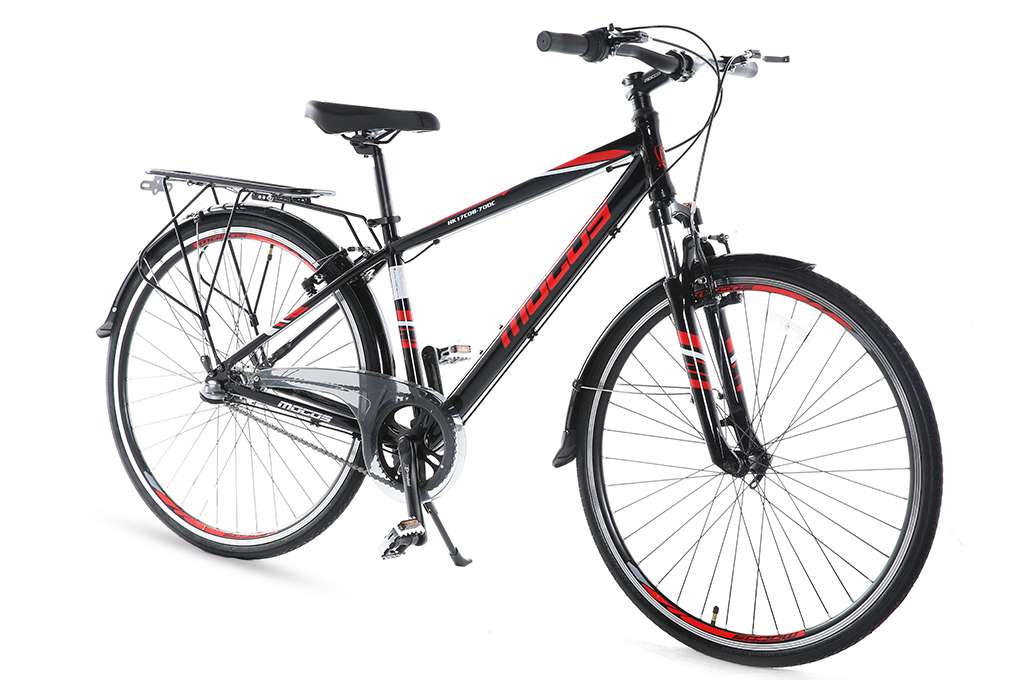 Xe Đạp Đường Phố Touring Mocos HK17C08 29 inch Màu Đen - Đỏ