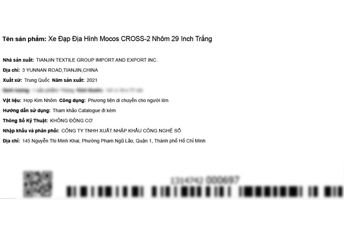 Xe Đạp Địa Hình MTB Mocos Cross-2 29 inch Màu Trắng