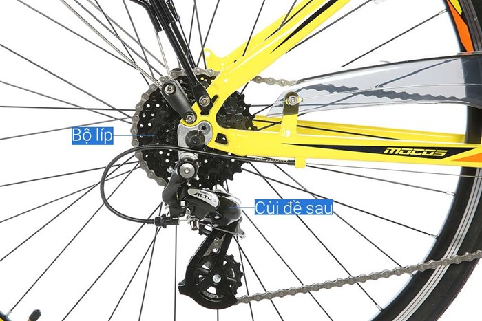 Xe Đạp Đường Phố City Mocos HK17C11 29 inch Màu Vàng