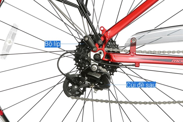 Xe Đạp Đường Phố City Mocos HK17C11 29 inch Màu Đỏ