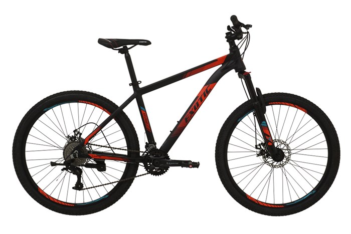 Xe Đạp Địa Hình MTB Exotic 2612 AFFL 27.5 inch Màu Đen - Đỏ