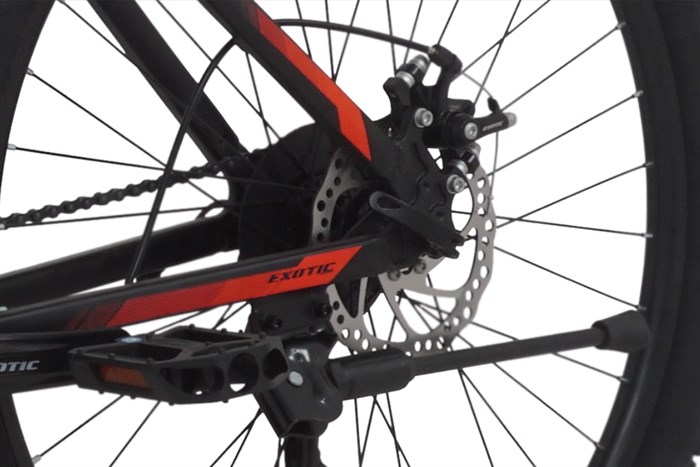 Xe Đạp Địa Hình MTB Exotic 2612 AFFL 27.5 inch Màu Đen - Đỏ