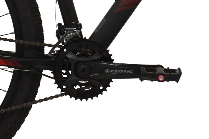 Xe Đạp Địa Hình MTB Exotic 2612 AFFL 27.5 inch Màu Đen - Đỏ
