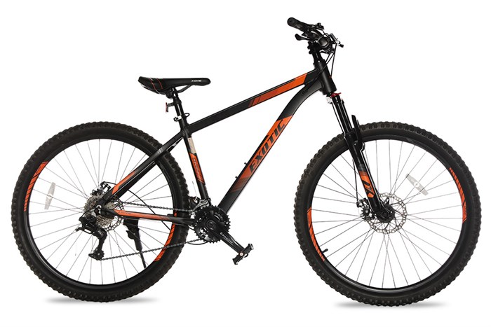 Xe Đạp Địa Hình MTB Exotic 2612 AFFL 27.5 inch Màu Đen - Cam