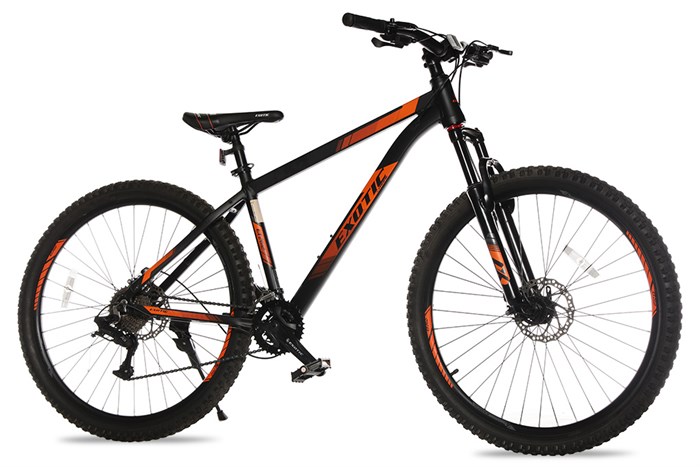 Xe Đạp Địa Hình MTB Exotic 2612 AFFL 27.5 inch Màu Đen - Cam