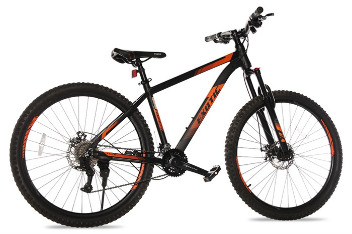 Xe Đạp Địa Hình MTB Exotic 2612 AFFL 27.5 inch Màu Đen - Cam