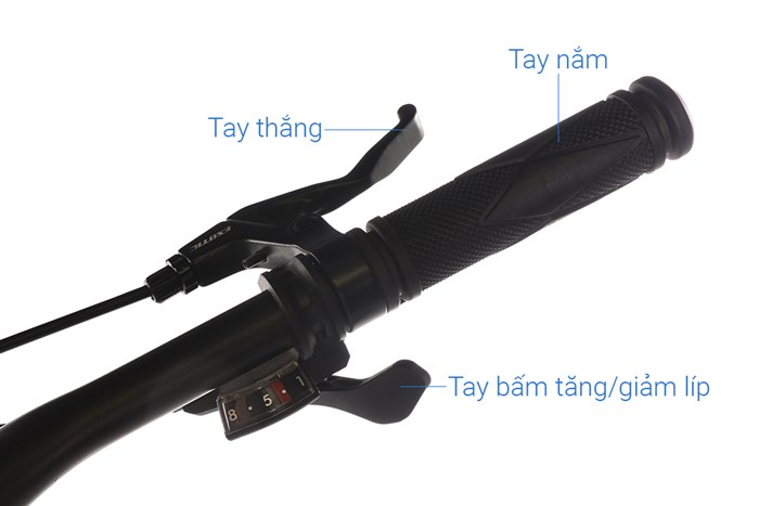 Xe Đạp Địa Hình MTB Exotic 2612 AFFL 27.5 inch Màu Đen - Cam