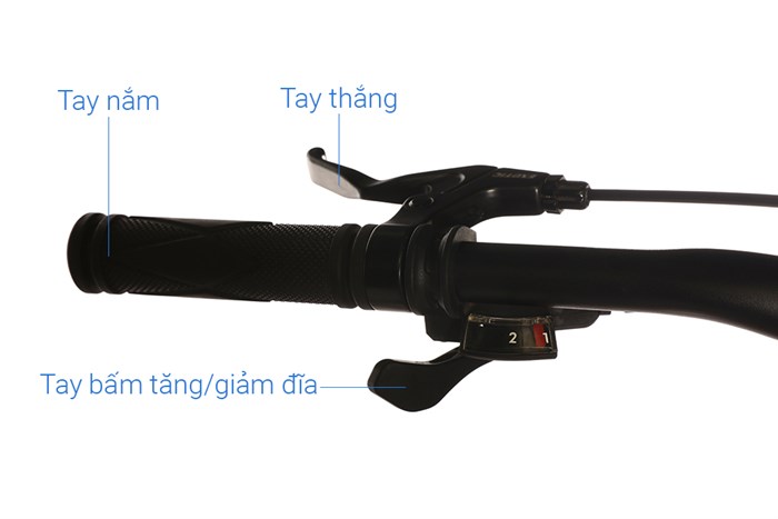 Xe Đạp Địa Hình MTB Exotic 2612 AFFL 27.5 inch Màu Đen - Cam