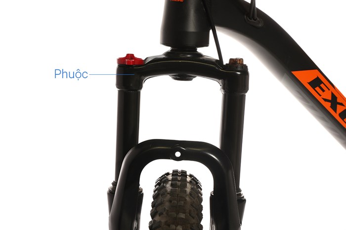 Xe Đạp Địa Hình MTB Exotic 2612 AFFL 27.5 inch Màu Đen - Cam