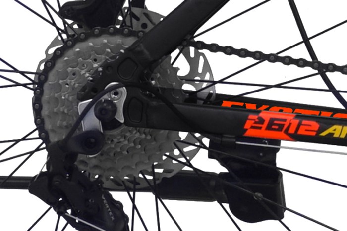 Xe Đạp Địa Hình MTB Exotic 2612 AH 27.5 inch Màu Đen - Đỏ