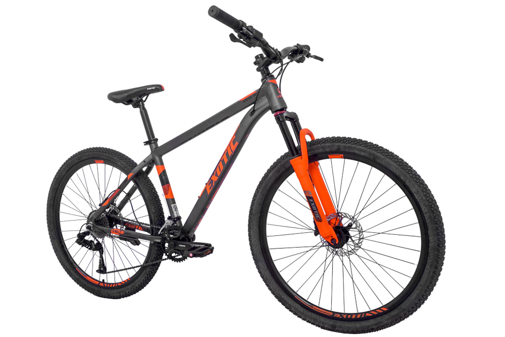 Xe Đạp Địa Hình MTB Exotic 2612 AH 27.5 inch Màu Xám