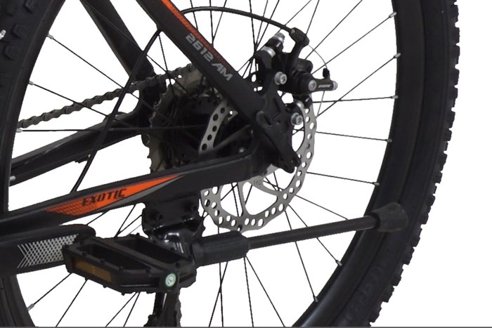 Xe Đạp Địa Hình MTB Exotic 2612 AM 26 inch Màu Đen - Cam