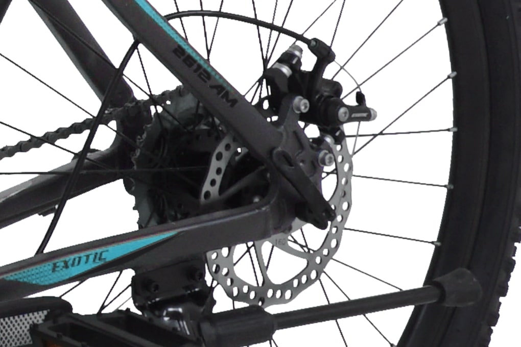 Xe Đạp Địa Hình MTB Exotic 2612 AM 26 inch Màu Xám xanh
