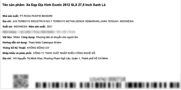 Xe Đạp Địa Hình MTB Exotic 2612 SLX 27.5 inch Màu Xanh lá