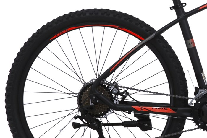 Xe Đạp Địa Hình MTB Exotic 2618 AF 26 inch Màu Đen - Đỏ