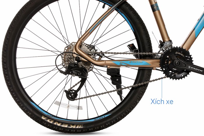 Xe Đạp Địa Hình MTB Exotic 2618 AF 26 inch Màu Vàng đồng