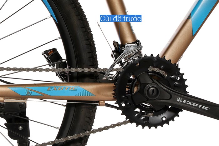 Xe Đạp Địa Hình MTB Exotic 2618 AF 26 inch Màu Vàng đồng