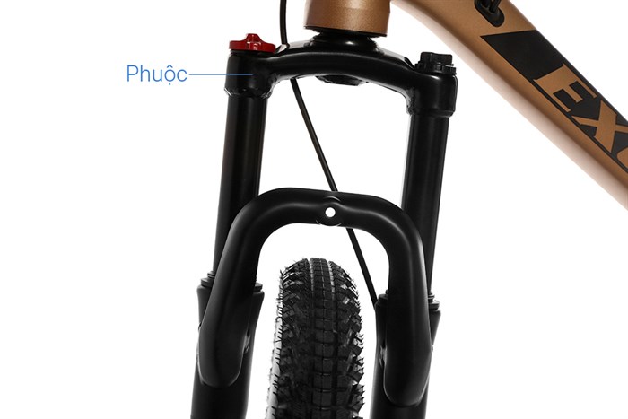 Xe Đạp Địa Hình MTB Exotic 2618 AF 26 inch Màu Vàng đồng