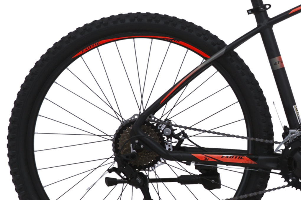 Xe Đạp Địa Hình MTB Exotic 2618 AF 27.5 inch Màu Đen - Đỏ