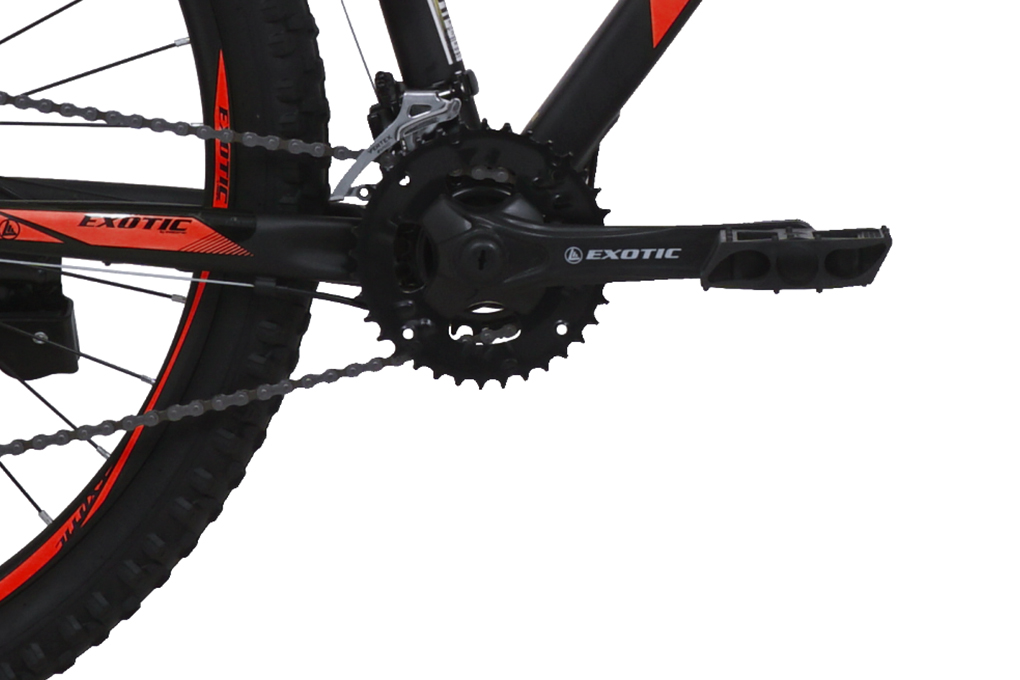 Xe Đạp Địa Hình MTB Exotic 2618 AF 27.5 inch Màu Đen - Đỏ