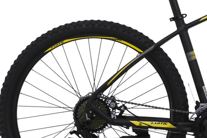 Xe Đạp Địa Hình MTB Exotic 2618 AF 27.5 inch Màu Đen - Vàng