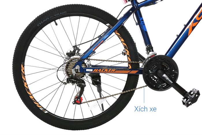 Xe Đạp Địa Hình MTB XDS Hacker 390 26 inch Size S