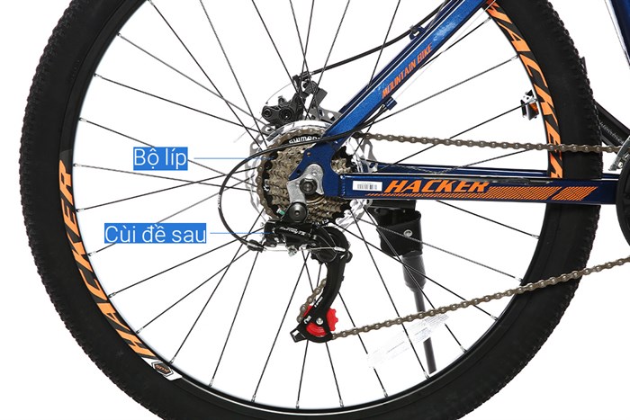 Xe Đạp Địa Hình MTB XDS Hacker 390 26 inch Size S