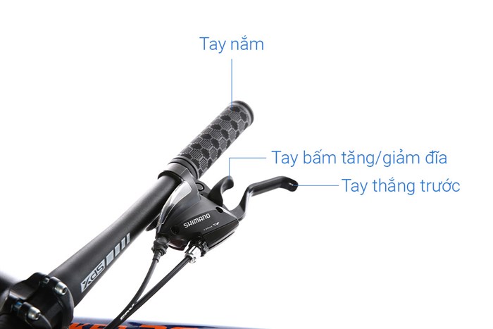 Xe Đạp Địa Hình MTB XDS Hacker 390 26 inch Size S