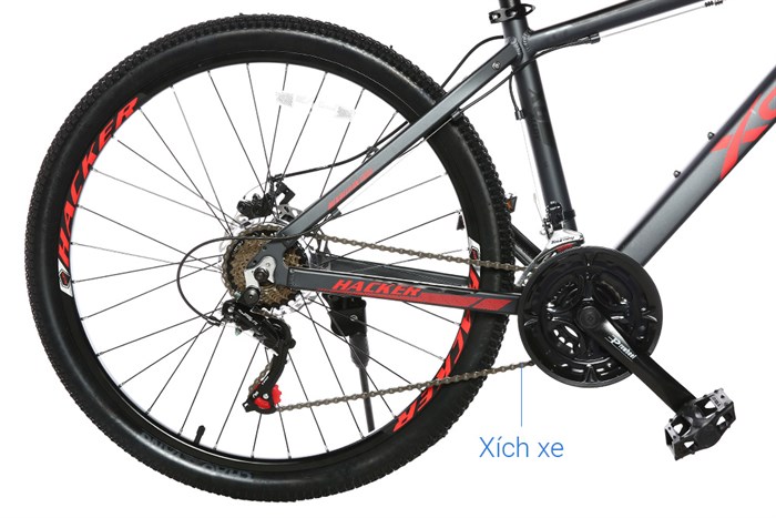 Xe Đạp Địa Hình MTB XDS Hacker 390 26 inch Size S