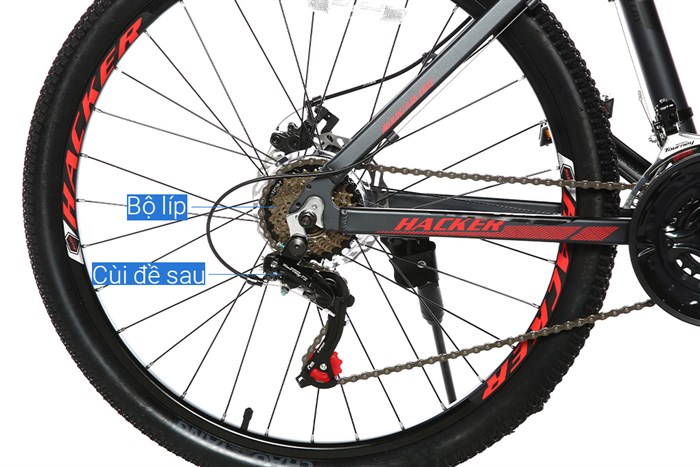 Xe Đạp Địa Hình MTB XDS Hacker 390 26 inch Size S