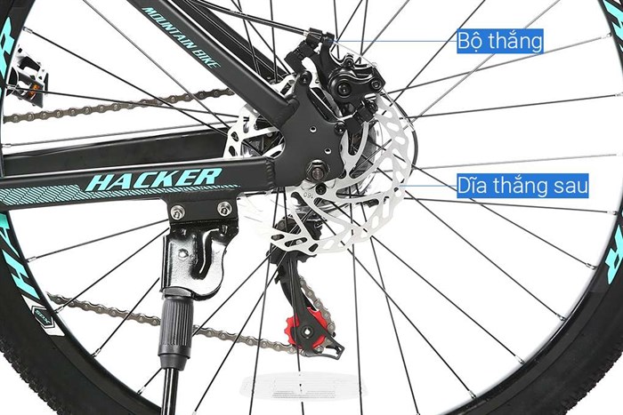 Xe Đạp Địa Hình MTB XDS Hacker 390 26 inch Size S