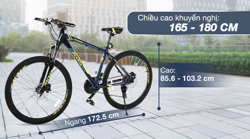 Xe Đạp Địa Hình MTB XDS Hacker 500 26 inch Size M