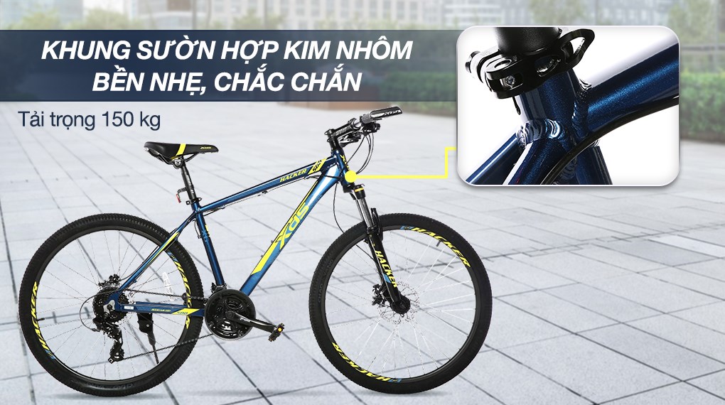 Xe Đạp Địa Hình MTB XDS Hacker 500 26 inch Size M