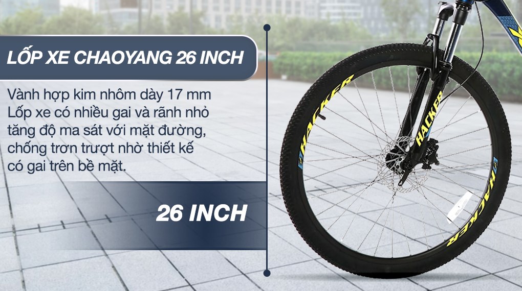 Xe Đạp Địa Hình MTB XDS Hacker 500 26 inch Size M