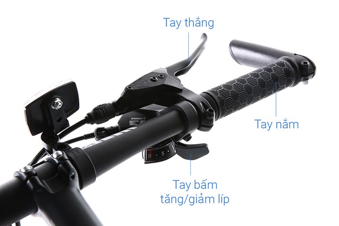 Xe Đạp Địa Hình MTB XDS Hacker 500 26 inch Size M Màu Trắng - Xanh