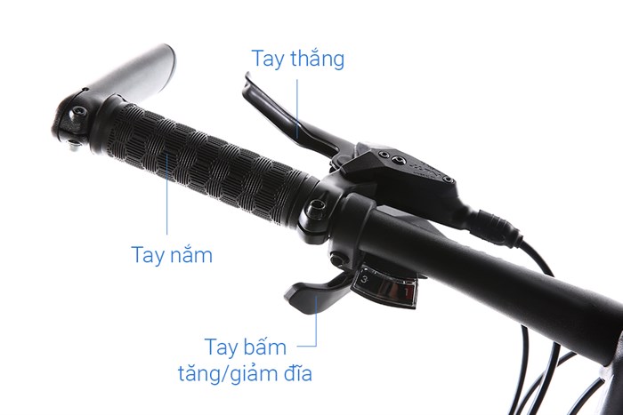 Xe Đạp Địa Hình MTB XDS Hacker 500 26 inch Size M Màu Trắng - Xanh