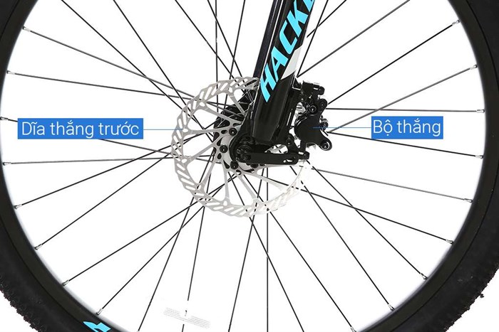 Xe Đạp Địa Hình MTB XDS Hacker 500 26 inch Size M Màu Trắng - Xanh