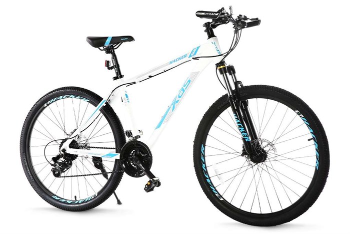 Xe Đạp Địa Hình MTB XDS Hacker 500 26 inch Size M Màu Trắng - Xanh
