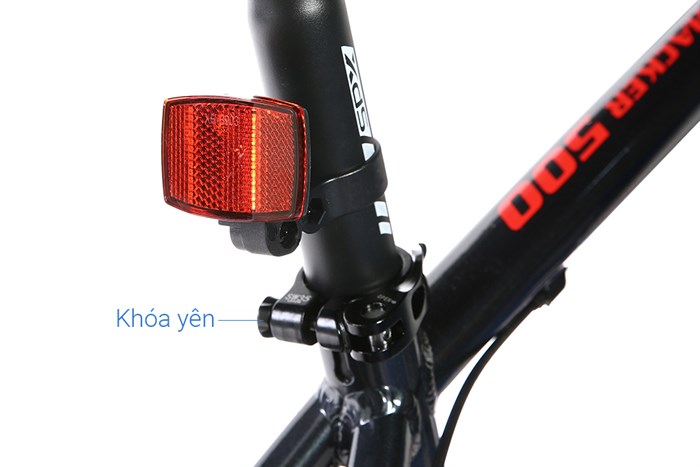 Xe Đạp Địa Hình MTB XDS Hacker 500 26 inch Size M Màu Xám - Đỏ