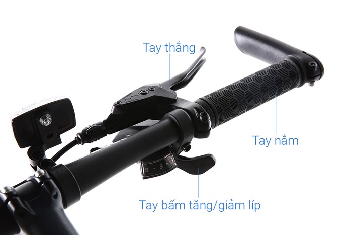 Xe Đạp Địa Hình MTB XDS Hacker 500 26 inch Size M Màu Xám - Đỏ