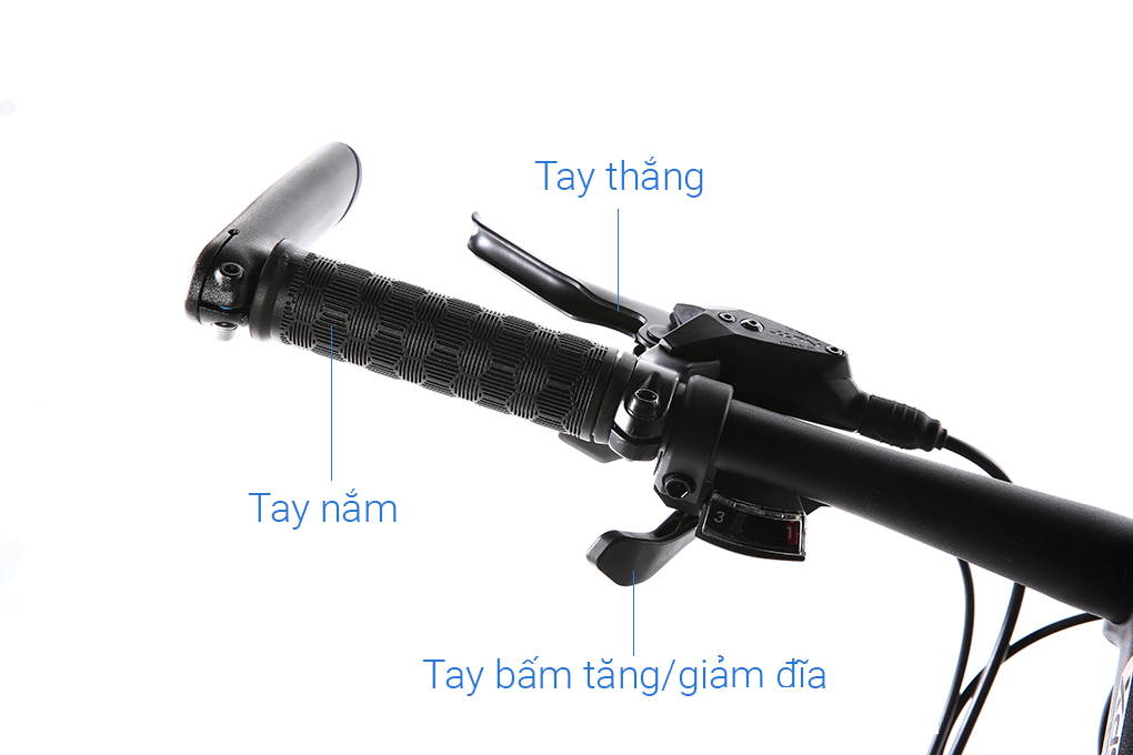 Xe Đạp Địa Hình MTB XDS Hacker 500 26 inch Size M Màu Xám - Đỏ